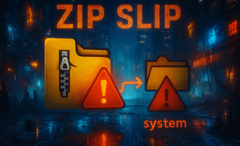 Zip Slip, Path Traversal Vulnerability during File Decompression
